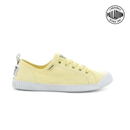 Dámské Tenisky Palladium Easy Krajkové Platene Low Tops Žluté | CZ FCV-64R